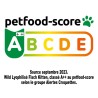 Source septembre 2023.
Wild Lyophilisé Salmon Kitten, classé A++ au petfood-score 
selon le groupe Alertes Croquettes.