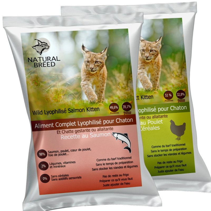 Pack Freeze dried Cat or Kitten