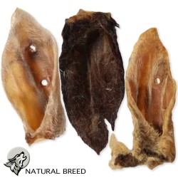 Oreille de chèvre avec fourrure - Friandise naturelle à mâcher pour Chien
