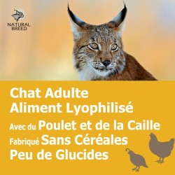 Lyophilisé Chicken&Quail Cat (Caille - Poulet)