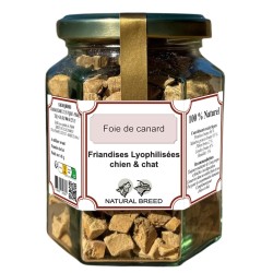 Friandise lyophilisée - Foie de canard - Chat&Chien