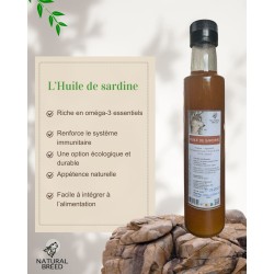 Sardine oil - Natural Topper - dog & cat