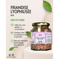 friandise lyophilisée krill (crevettes)