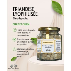 friandise lyophilisée blanc de poulet