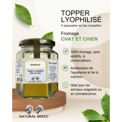 Topper lyophilisé - Fromage - Chat&Chien