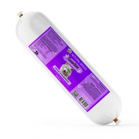 Saucisse de viande fraîche de Poulet & Maquereau longue conservation - Aliment complet Chien, convient en friandise