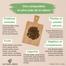 Fresh Diet Fruity Chicken (Poulet frais - Chien)