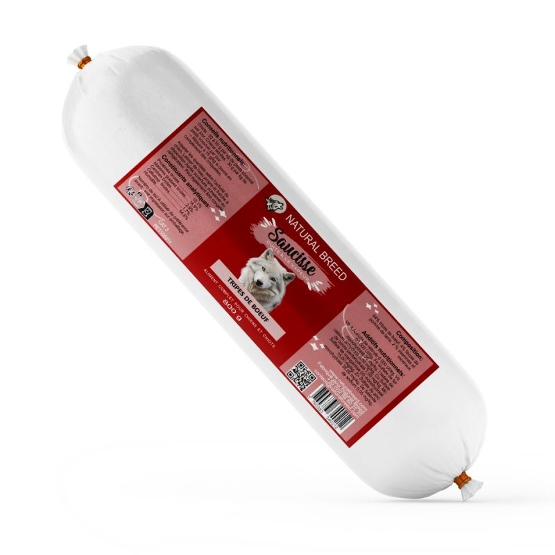 Tripes sausage - Complete dog food