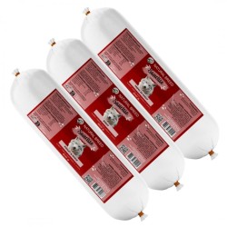 Pack 2 Beef sausages - Complete dog food