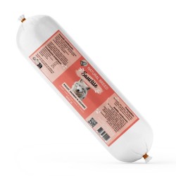 Chicken & salmon sausage - Complete dog food