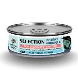 Sélection Saumon & Crevettes – Filets Instinct Nordique | Natural Breed