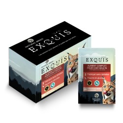 Exquis Effiloché Saumon – Aliment complet chat adulte (et stérilisé)