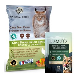 Pack Bi-Nutrition Chat – Care Diet Fruity + Exquis | Natural Breed