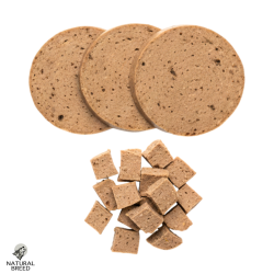 Saucisse fraîche chien Poulet Saumon & Légumes | Aliment complet naturel