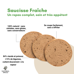 copy of Lamb sausage - Complete dog food