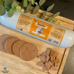 Turkey sausage - Complete dog food