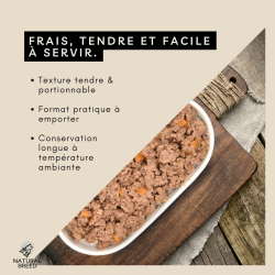 Saucisse pour chien à la dinde | Ballottine Natural Breed