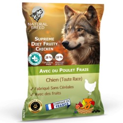 Pack Bi Nutrition sur mesure: Croquettes Supreme Diet Fruity CHIOT 6kg + Ballottines Fraîches x24