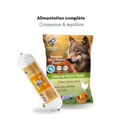 KIT Bienvenue Chiot – Toutes races (avec croquettes Supreme Diet Fruity)