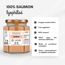 Freeze-dried topper - Salmon - Dog&Cat
