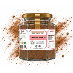 Topper Lyophilisé Coeur de Poulet pour Chien et Chat | Natural Breed