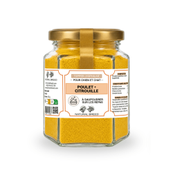 Topper Lyophilisé Poulet Citrouille pour Chien et Chat | Natural Breed
