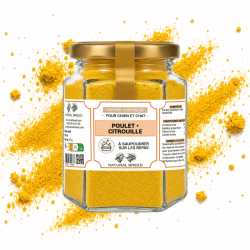 Topper Lyophilisé Poulet Citrouille pour Chien et Chat | Natural Breed