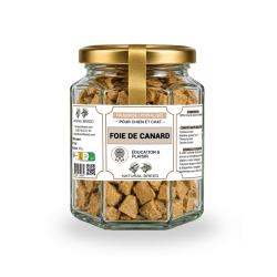 Friandises lyophilisées au foie de canard pour chien et chat | Natural Breed