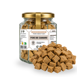 Friandises lyophilisées au foie de canard pour chien et chat | Natural Breed