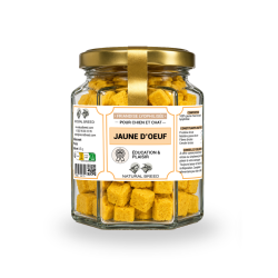 Friandises lyophilisées au jaune d'oeuf pour chien et chat | Natural Breed