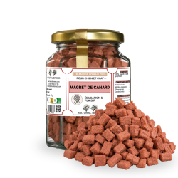 Friandises lyophilisées au magret de canard pour chien et chat | Natural Breed