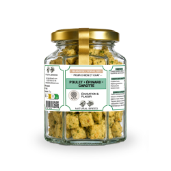 Freeze-dried treats - Chicken, spinach, carrot - Dog&Cat