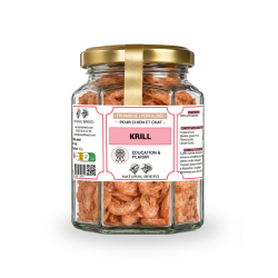Friandise lyophilisée au Krill (crevettes) - Chat et Chien