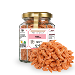 Friandise lyophilisée au Krill (crevettes) - Chat et Chien