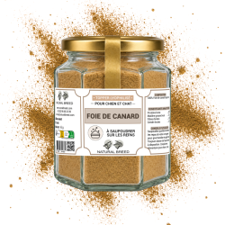Topper Lyophilisé Foie de Canard pour Chien et Chat | Natural Breed